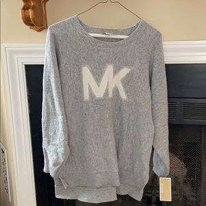 MICHAEL Kors Petite Logo Cotton-Blend Sweater